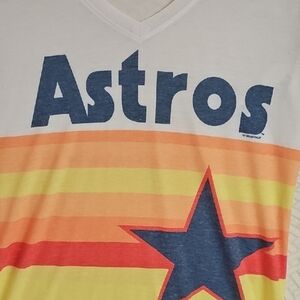 Astros Kids Shirt - White and Orange